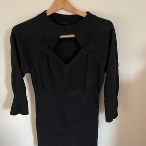 Torrid Black Sparkly Sweater Size 1